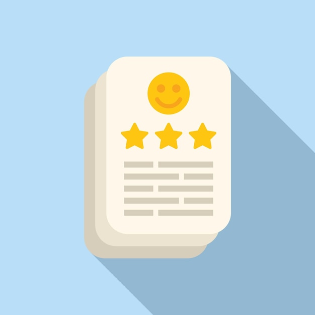 Modulo di feedback positivo con stelle e smiley