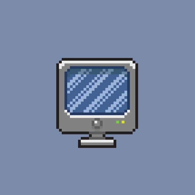 monitor in stile pixel art