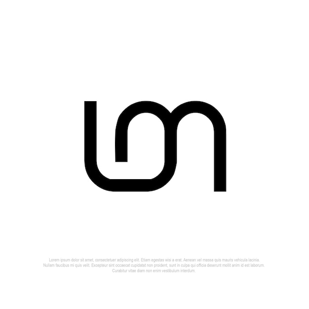 Monogramma logo UM