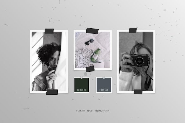 Moodboard realistico
