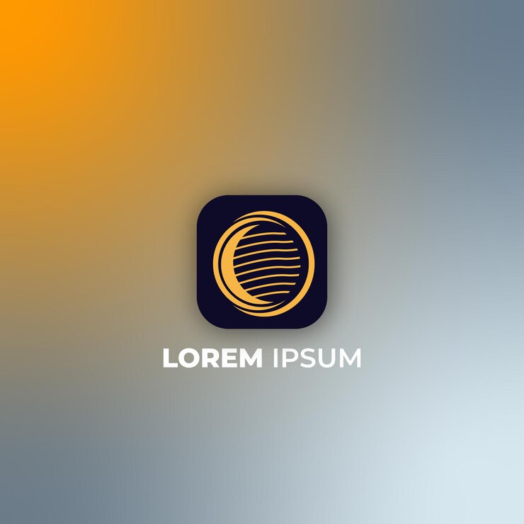 Moon Apps Logo Illustrazione vettoriale per la tua azienda