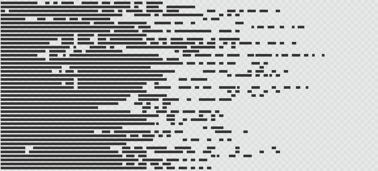 Mosaico di pixel Illustrazione di decadimento dei pixel Pixel in caduta Sfondo astratto