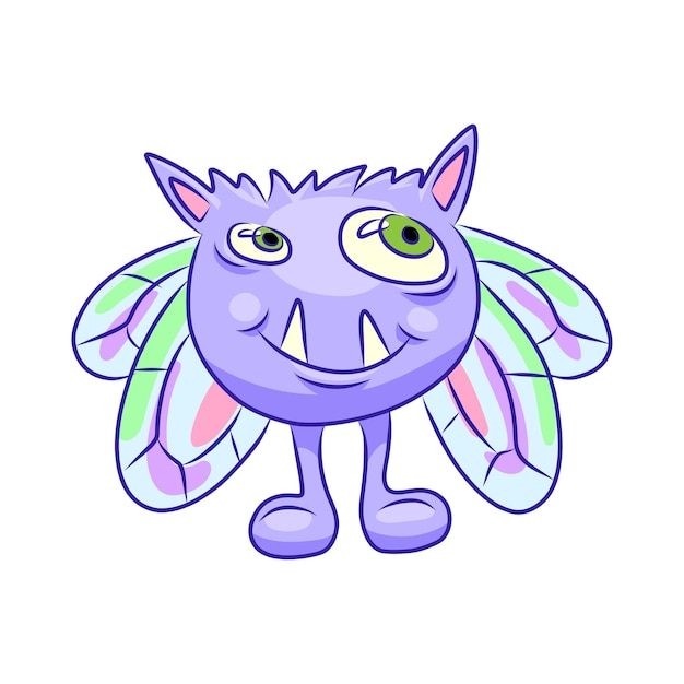 Mostro simpatico cartone animato