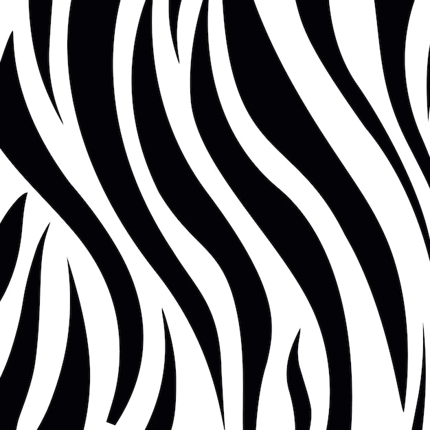 Motivo a strisce bianche e nere di pelle di zebra