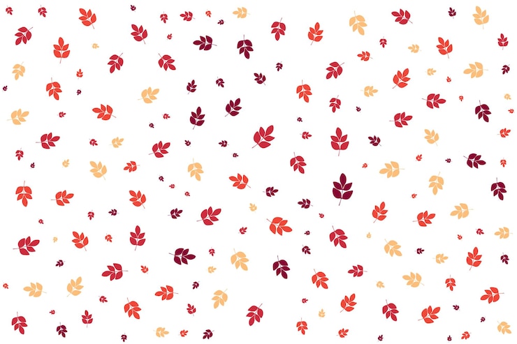 Vettore motivo autunnale autunnale