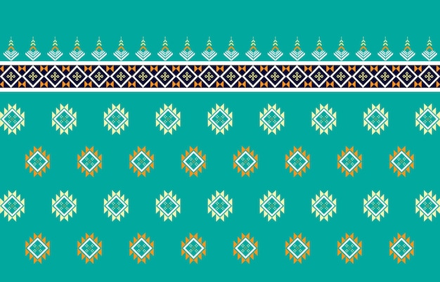 Motivo geometrico etnico orientale Design tradizionale per abbigliamento, tessuto, libro e progetto