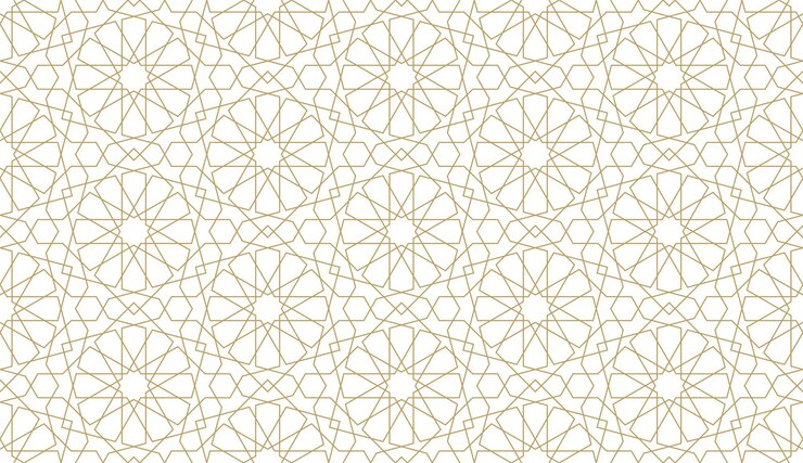 Motivo geometrico senza soluzione di continuità in autentico stile arabo. Illustrazione vettoriale