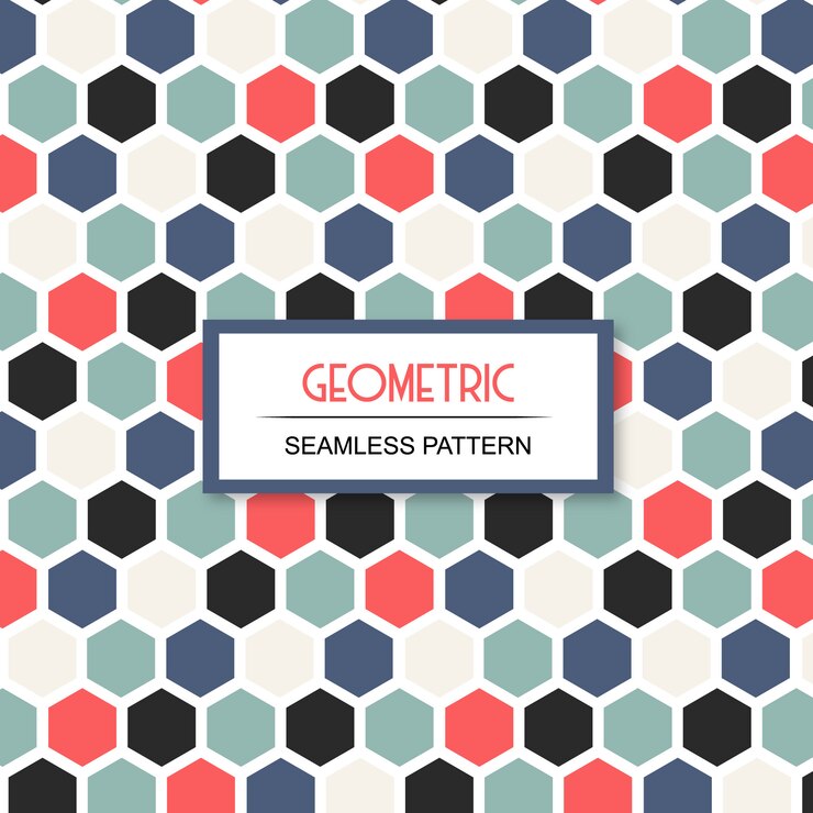 Vettore motivo geometrico senza soluzione di continuità