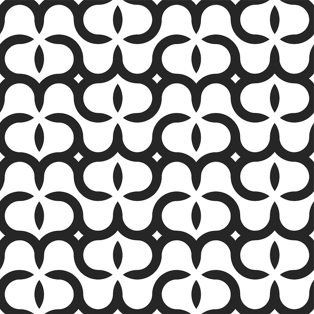 Motivo geometrico vettoriale senza soluzione di continuità con forme creative Sfondo a griglia senza fine Design moderno