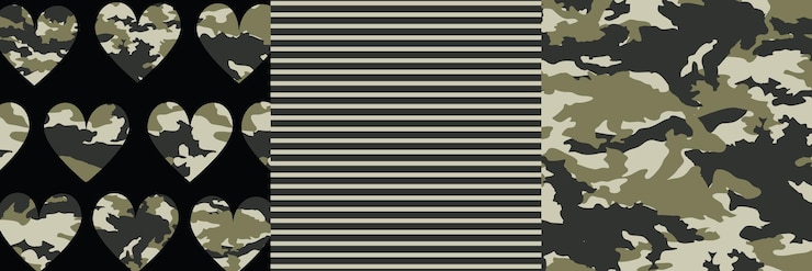 Vettore motivo mimetico alla moda, illustrazione vettoriale. stampa militare carta da parati vettoriale