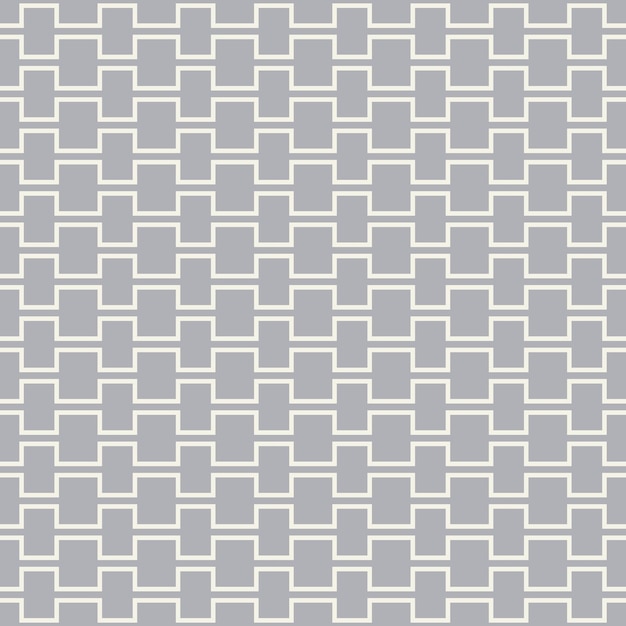 Motivo ornamentale geometrico vettoriale senza giunture Design orientale grigio Struttura a zigzag creativa infinita