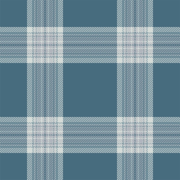 Motivo plaid senza cuciture in blu. Trama del tessuto a quadri. Design di stampa tessile vettoriale