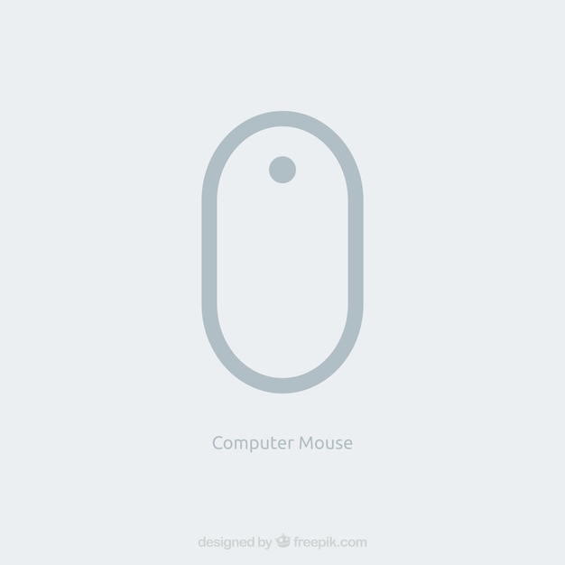 Mouse per computer piatto