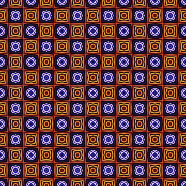 Multi colore seamless pattern texture e modello Multicolore Design grafico ornamentale colorato Ornamenti a mosaico colorati Illustrazione vettoriale