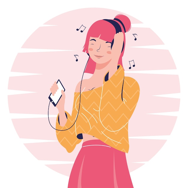 Musica d'ascolto della ragazza