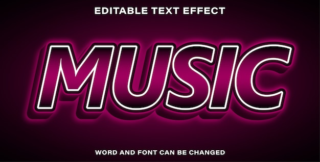 Musica viola effetto testo modificabile
