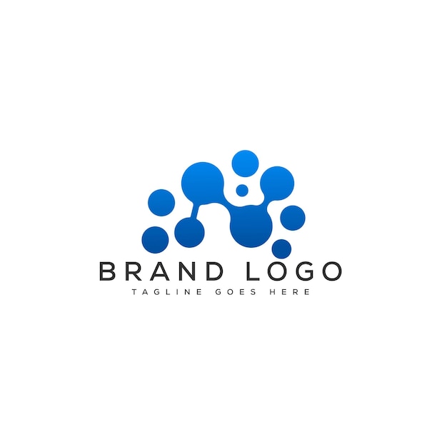 N modello vettoriale di progettazione del logo delle lettere per il marchio