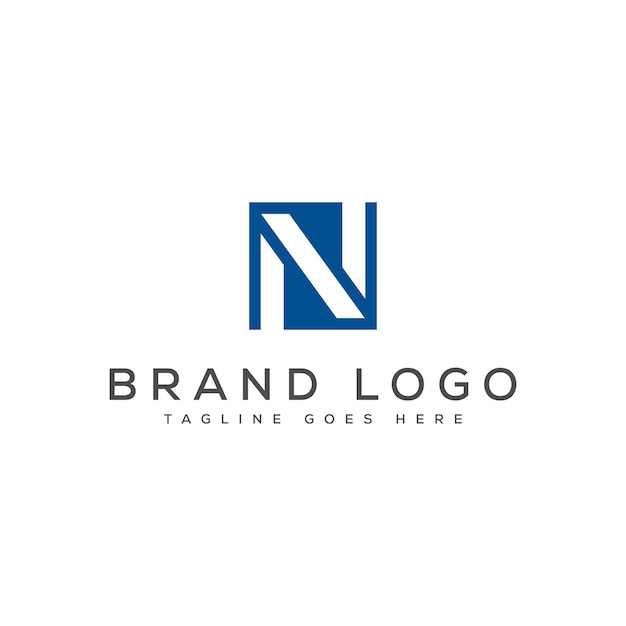 N modello vettoriale di progettazione del logo per il marchio
