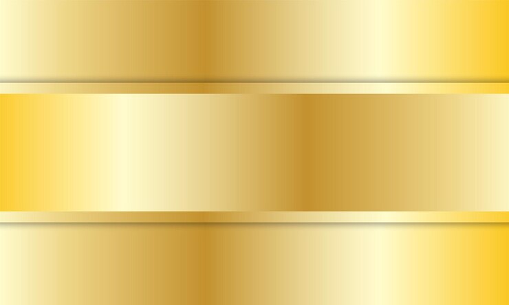 Vettore nastro d'oro con uno sfondo d'oro e un posto per il testo