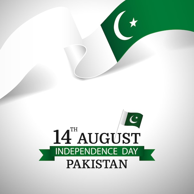 Nastro del giorno dell'indipendenza del Pakistan