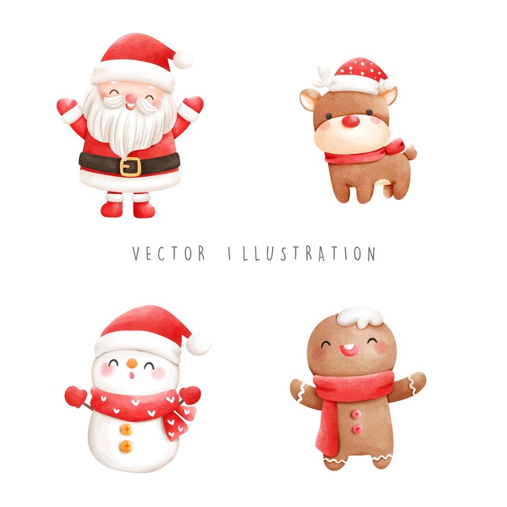 Natale Babbo Natale illustrazione vettoriale