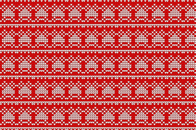 Natale brutti maglioni modello senza cuciture vettore premium Vettore Premium