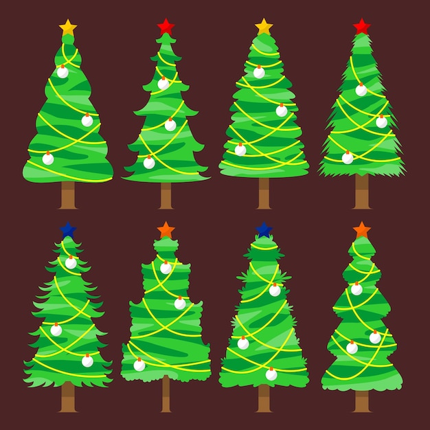 Natale tre vettore di raccolta