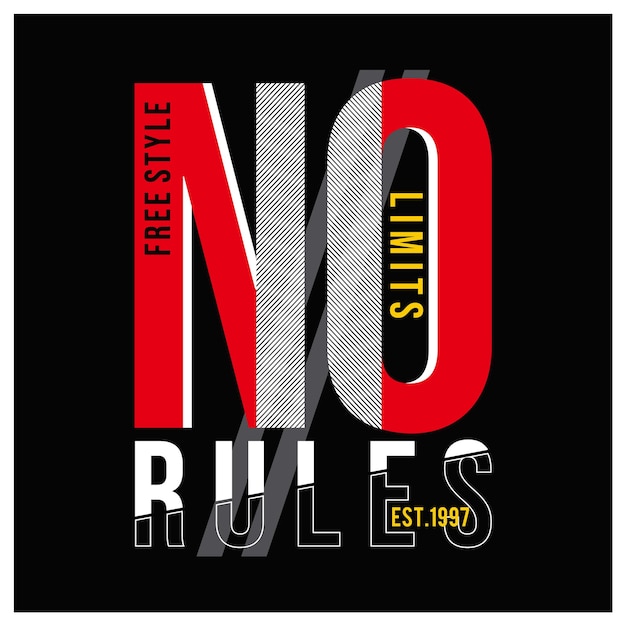 Nessun limite motivazionale citazione ispiratrice tipografia t shirt design grafico vettoriale