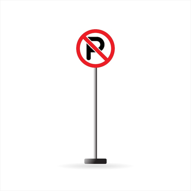 nessun vettore di segno di parcheggio