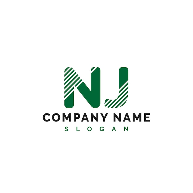 NJ Letter Logo Design NJ letter logo Vector Illustration Vector