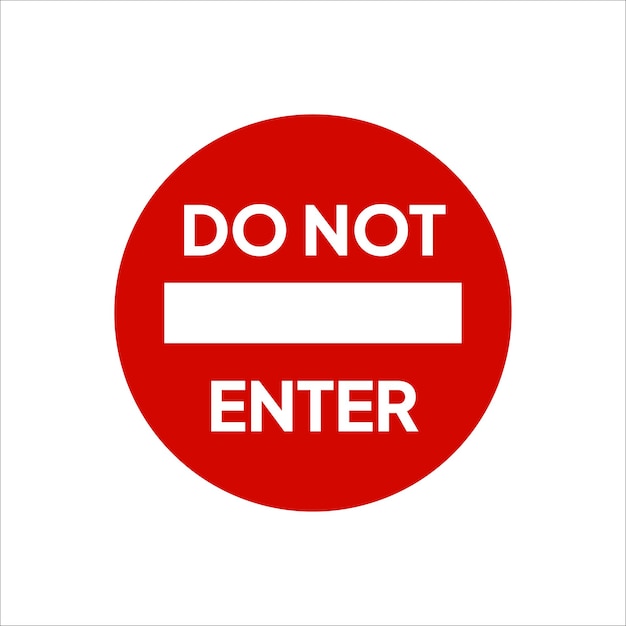 Non entrare.