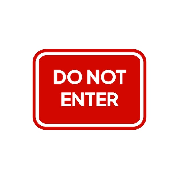 Non entrare.