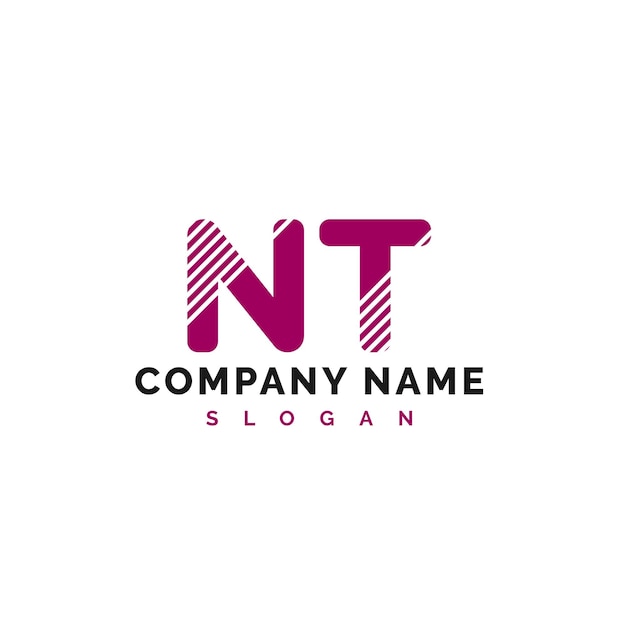 NT Letter Logo Design NT letter logo Vector Illustration Vector