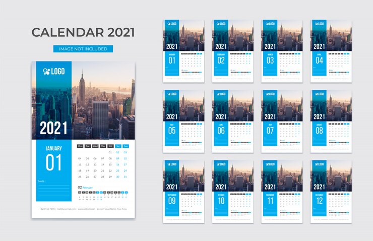 Nuovo calendario da parete