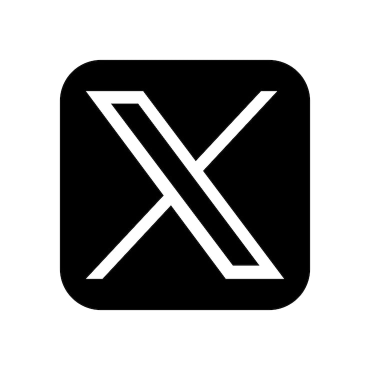 Vettore nuovo logo twitter x 2023 download vettoriale del logo twitter x