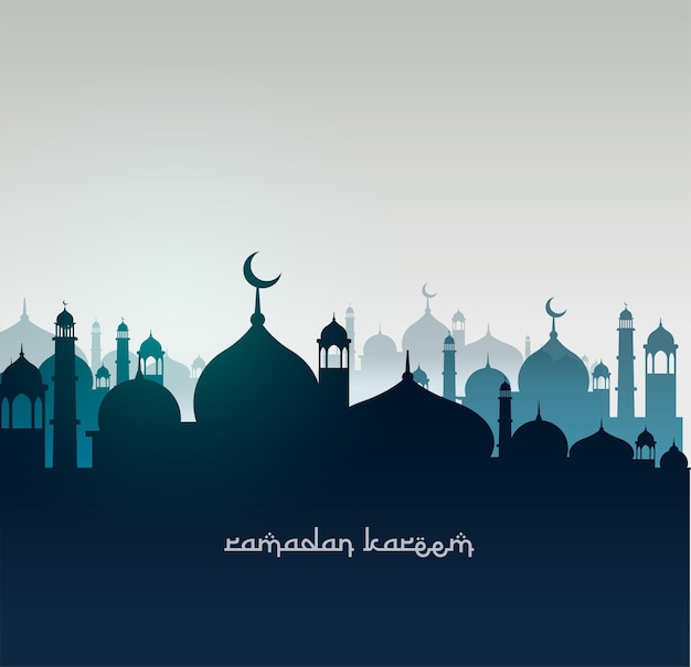 Nuovo sfondo realistico di Eid Mubarak con decorazioni islamiche