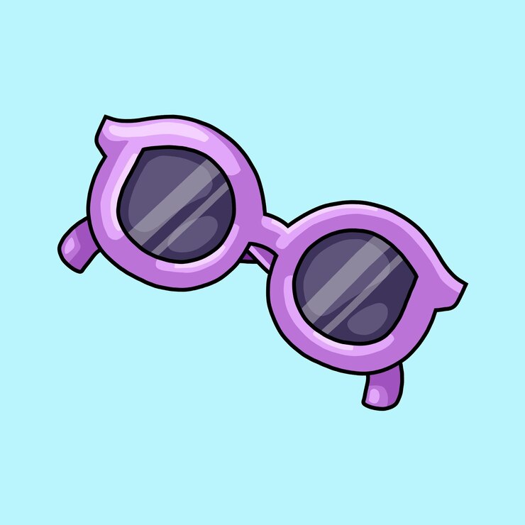 Occhiali da sole Vector Icon Elementi estivi