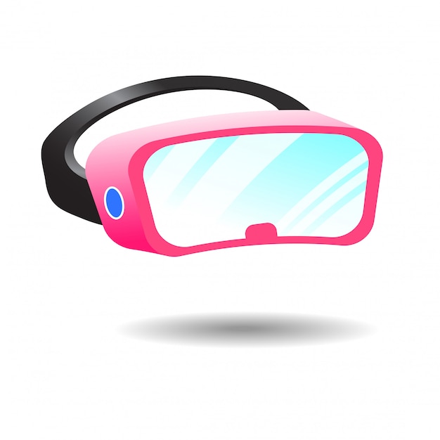 Occhiali per realtà virtuale in 3D.