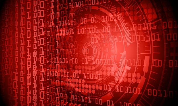occhio cyber circuito tecnologia futuro concetto di fondo