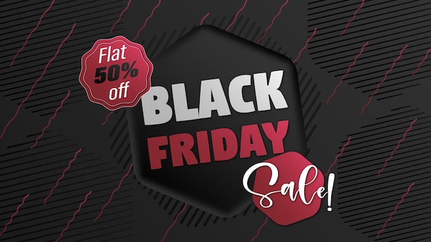 Offerta di vendita del Black Friday moderno