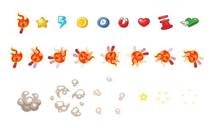 Oggetti vari Gioco Sprites