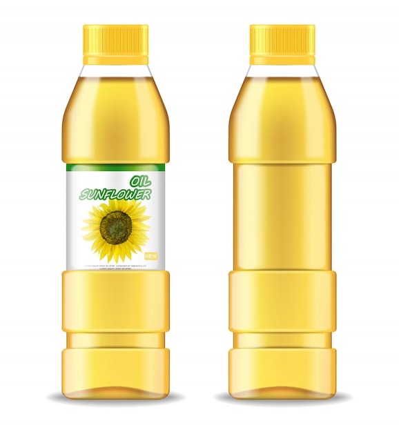 Olio di girasole isolato