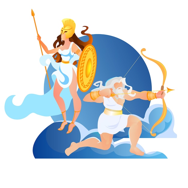Olympus Ancient Greece Mitologia Dei Zeus Athene
