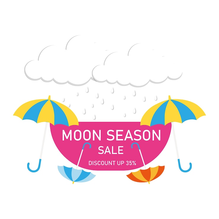 Ombrello moonsoon saldi di stagione