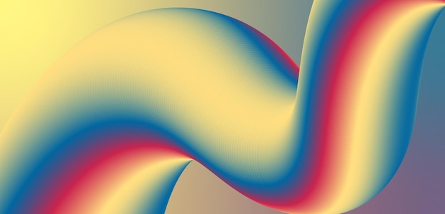 Ondata gradiente astratta liscia