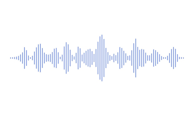 Vettore ondata sonora delle barre di linea dell'equalizzatore audio-grafico con ampiezza