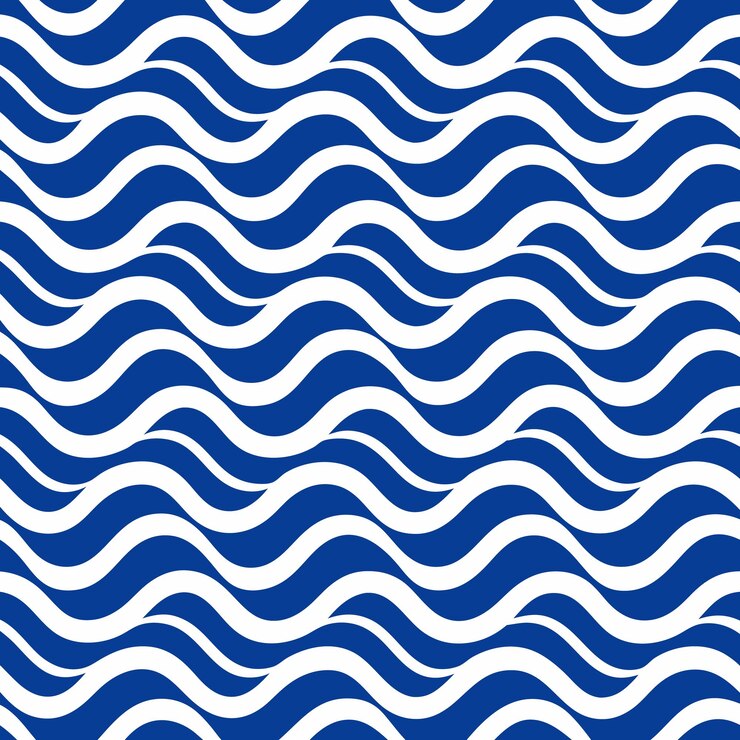 onde blu su uno sfondo bianco