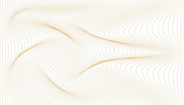 Onde di linea su sfondo bianco sfondo astratto disegno vettoriale