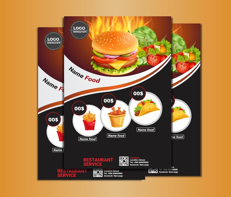 Vettore opuscolo alimentare 04 preview