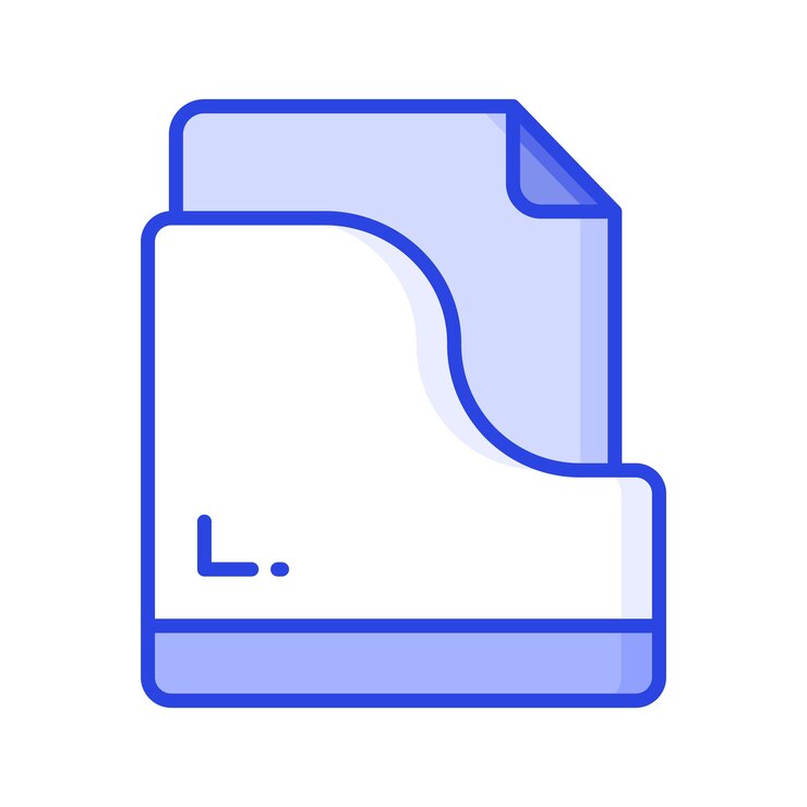 Vettore organizza senza sforzo il tuo mondo digitale con questo articolo di cancelleria file folder icon